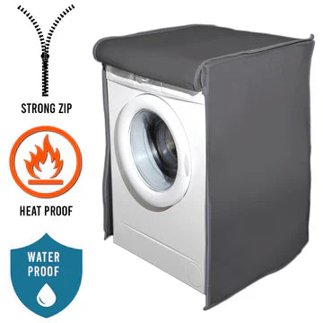 100% Waterproof Front Loaded Washing Machine Cover-grey