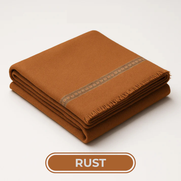 Mens Winter shawl-copper